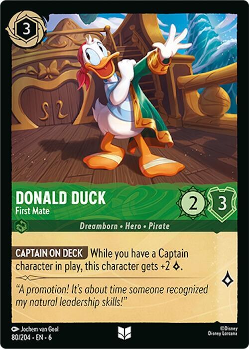 Donald Duck - First Mate - Cold Foil