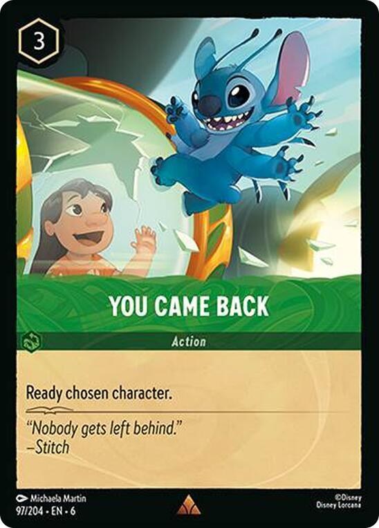 You Came Back - Cold Foil
