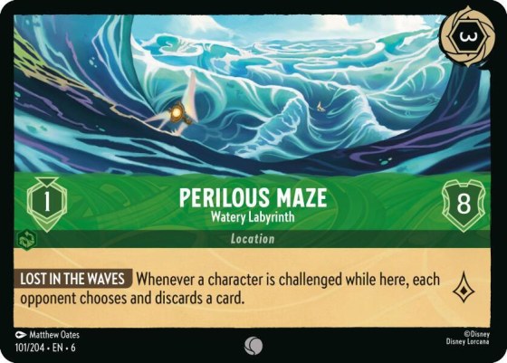 Perilous Maze - Watery Labyrinth - Cold Foil