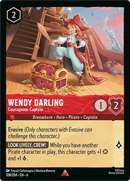 Wendy Darling - Courageous Captain - Cold Foil