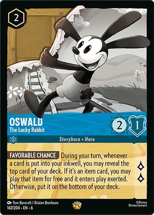 Oswald - The Lucky Rabbit - Cold Foil