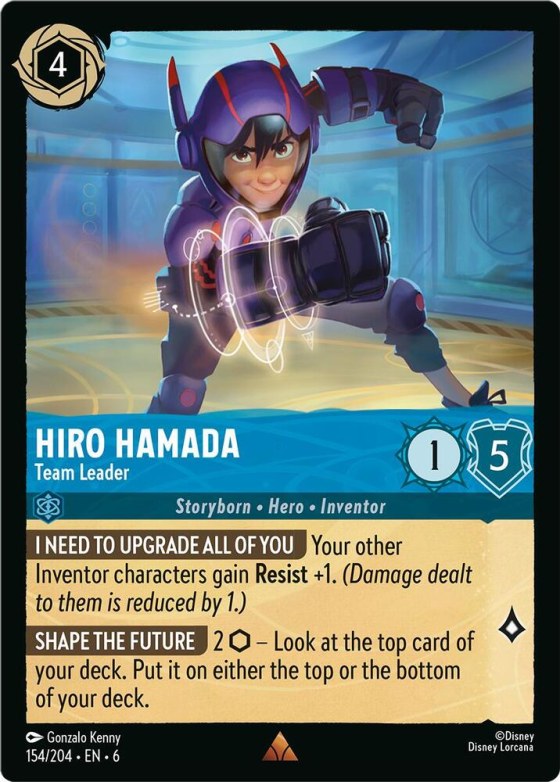 Hiro Hamada - Team Leader - Cold Foil