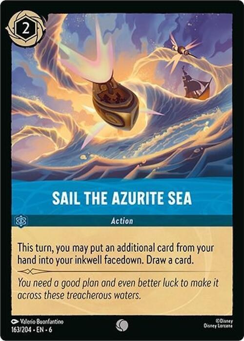 Sail the Azurite Sea - Cold Foil