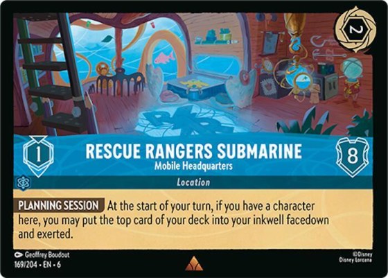 Rescue Rangers Submarine - Mobile Headquarters - Cold Foil