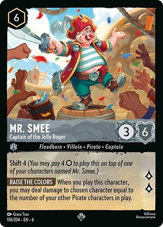Mr. Smee - Captain of the Jolly Roger - Cold Foil