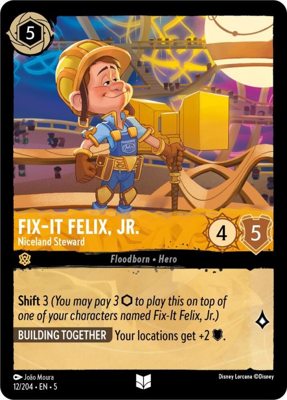 Fix-It Felix, Jr. - Niceland Steward - Cold Foil