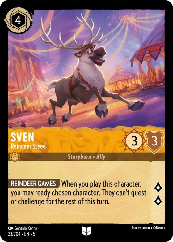 Sven - Reindeer Steed - Cold Foil