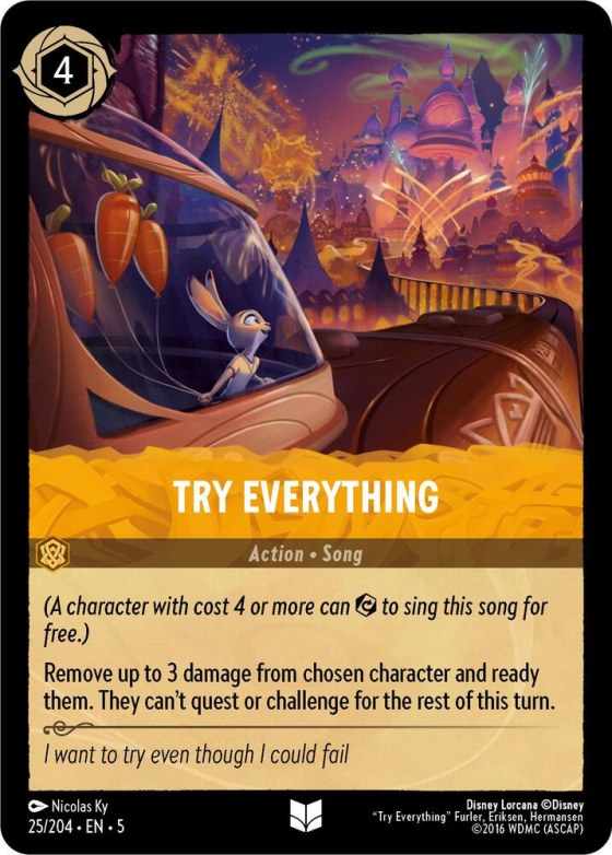 Try Everything - Cold Foil