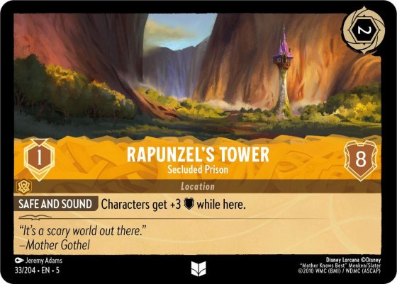 Rapunzel's Tower - Secluded Prison - Cold Foil