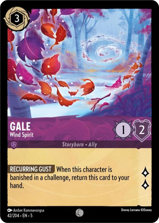 Gale - Wind Spirit - Cold Foil