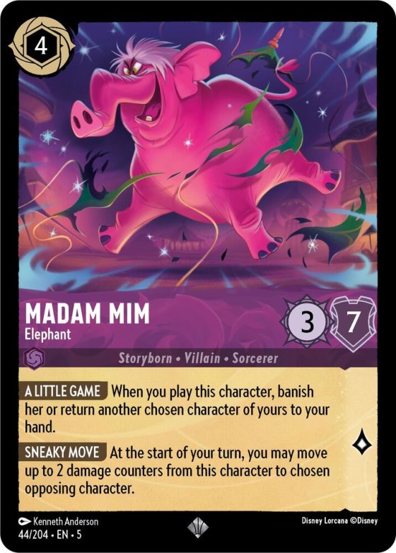 Madam Mim - Elephant - Cold Foil