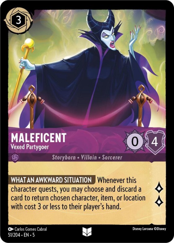 Maleficent - Vexed Partygoer - Cold Foil