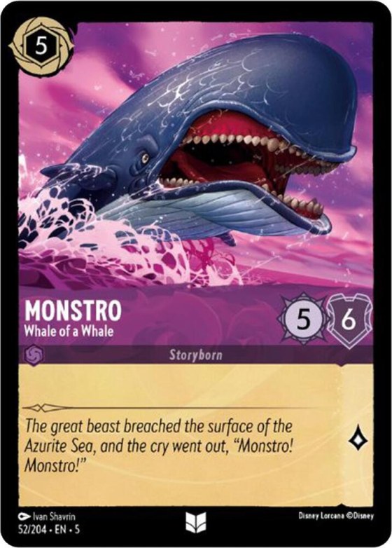 Monstro - Whale of a Whale - Cold Foil