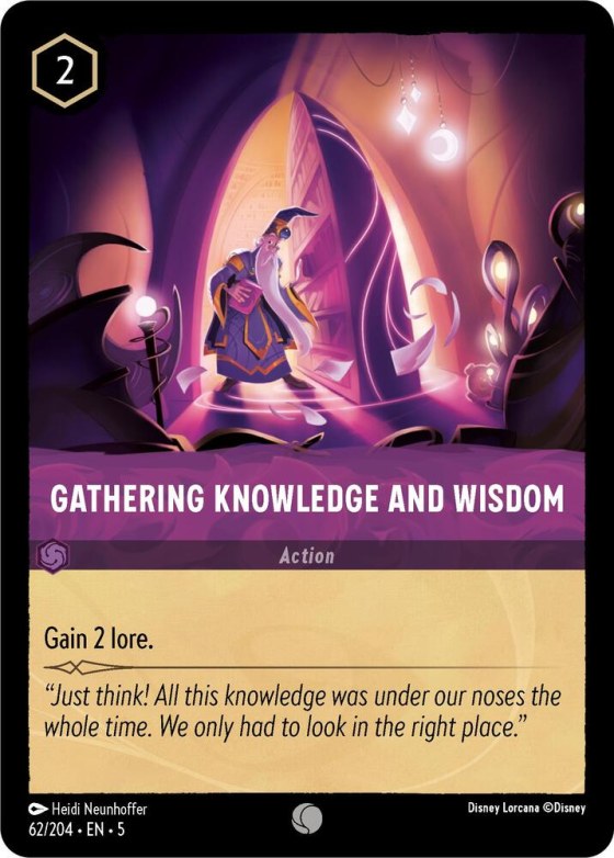 Gathering Knowledge and Wisdom - Cold Foil
