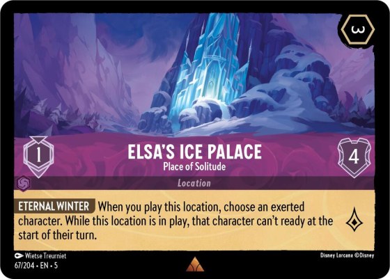 Elsa's Ice Palace - Place of Solitude - Cold Foil