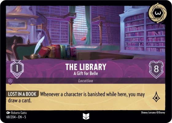 The Library - A Gift for Belle - Cold Foil