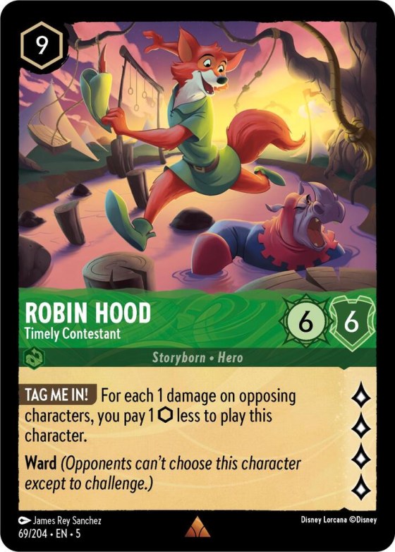 Robin Hood - Timely Contestant - Cold Foil