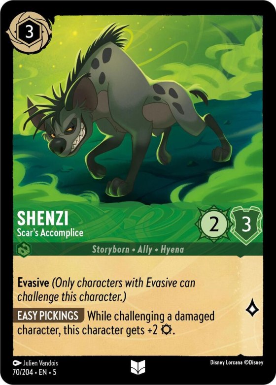 Shenzi - Scar's Accomplice - Cold Foil