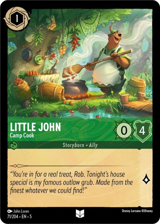 Little John - Camp Cook - Cold Foil