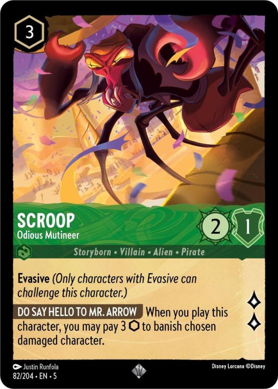 Scroop - Odious Mutineer - Cold Foil