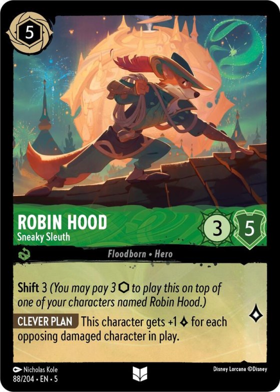 Robin Hood - Sneaky Sleuth - Cold Foil