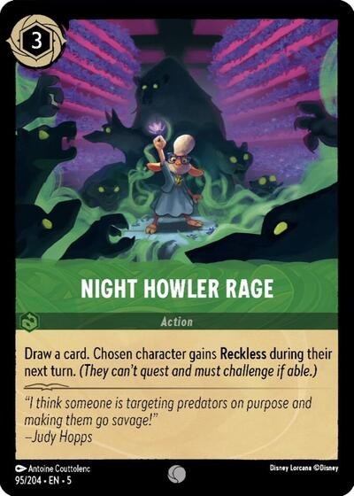 Night Howler Rage - Cold Foil