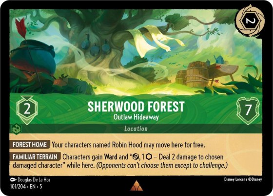 Sherwood Forest - Outlaw Hideaway - Cold Foil