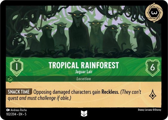 Tropical Rainforest - Jaguar Lair - Cold Foil