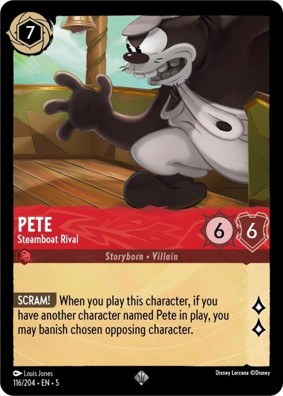 Pete - Steamboat Rival - Cold Foil