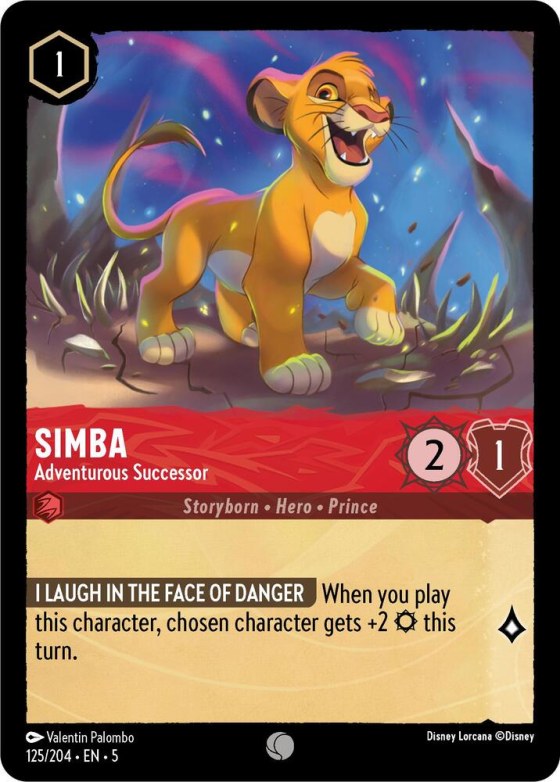 Simba - Adventurous Successor - Cold Foil