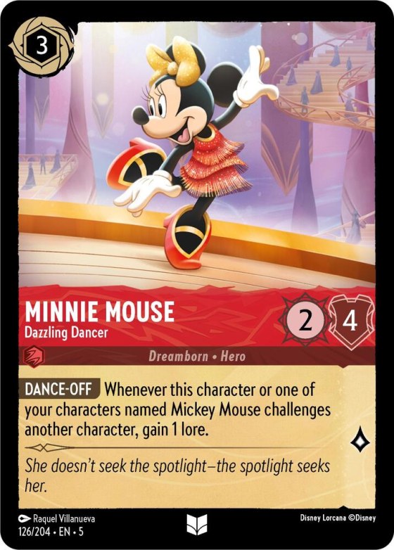 Minnie Mouse - Dazzling Dancer - Cold Foil