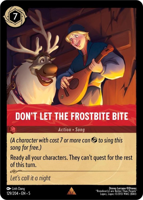 Don't Let the Frostbite Bite - Cold Foil