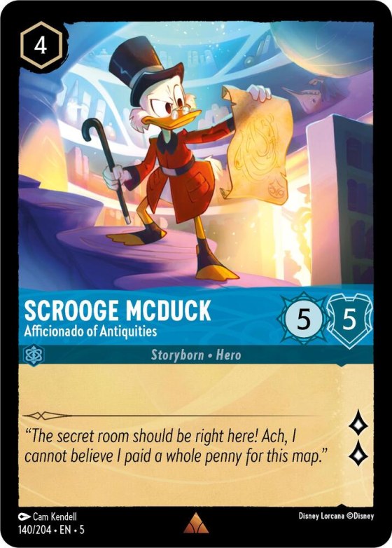 Scrooge McDuck - Afficionado of Antiquities - Cold Foil