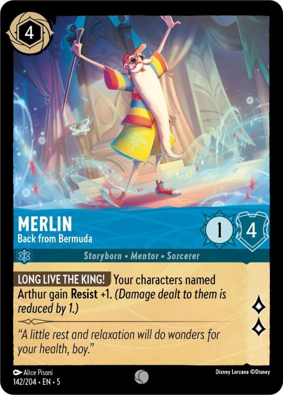 Merlin - Back from Bermuda - Cold Foil