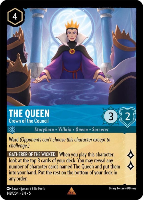 The Queen - Crown of the Council - Cold Foil