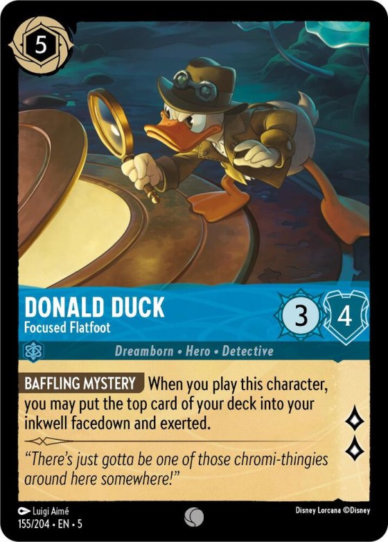 Donald Duck - Focused Flatfoot - Cold Foil