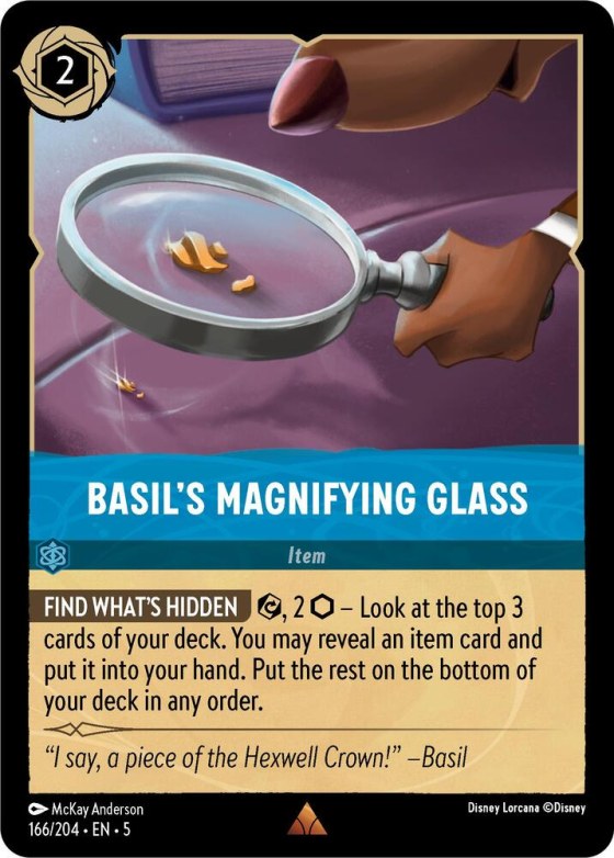 Basil's Magnifying Glass - Cold Foil