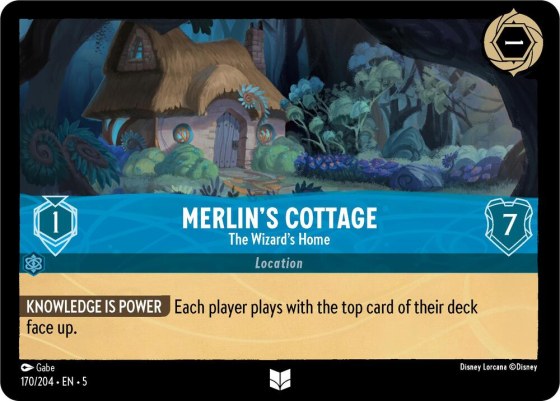 Merlin's Cottage - The Wizard's Home - Cold Foil