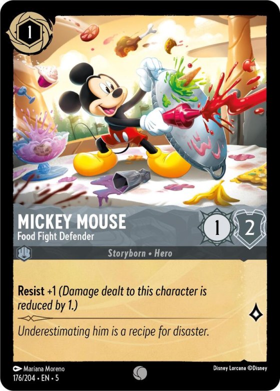 Mickey Mouse - Food Fight Defender - Cold Foil