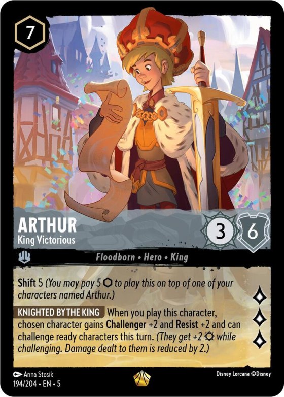 Arthur - King Victorious - Cold Foil
