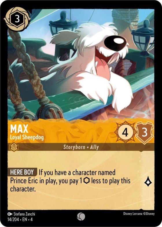 Max - Loyal Sheepdog - Cold Foil