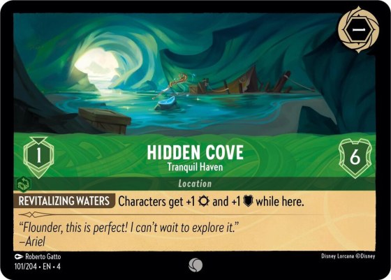 Hidden Cove - Tranquil Haven - Cold Foil
