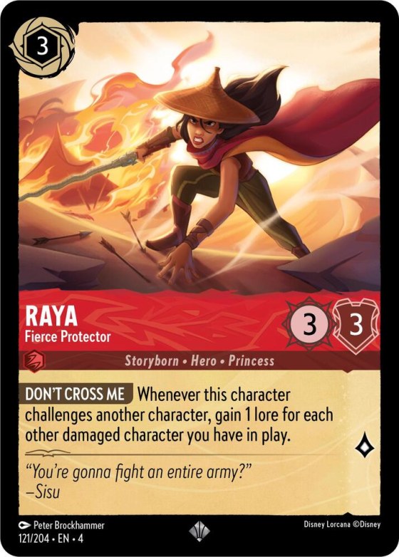 Raya - Fierce Protector - Cold Foil