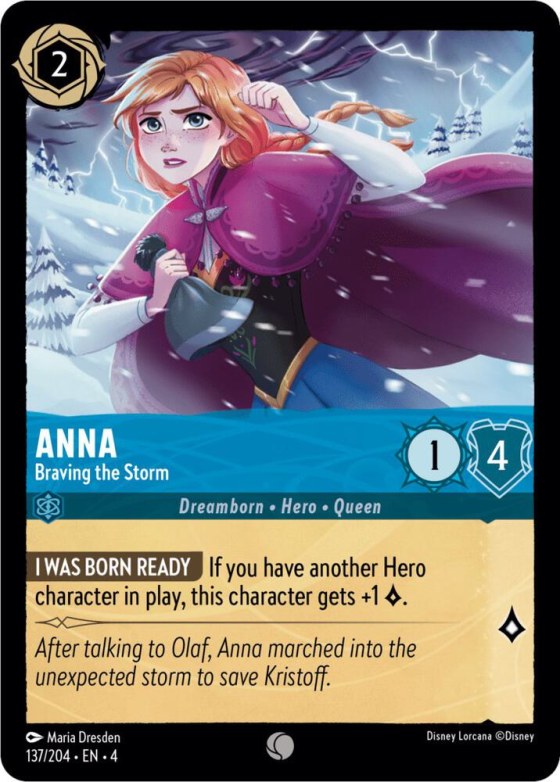 Anna - Braving the Storm - Cold Foil