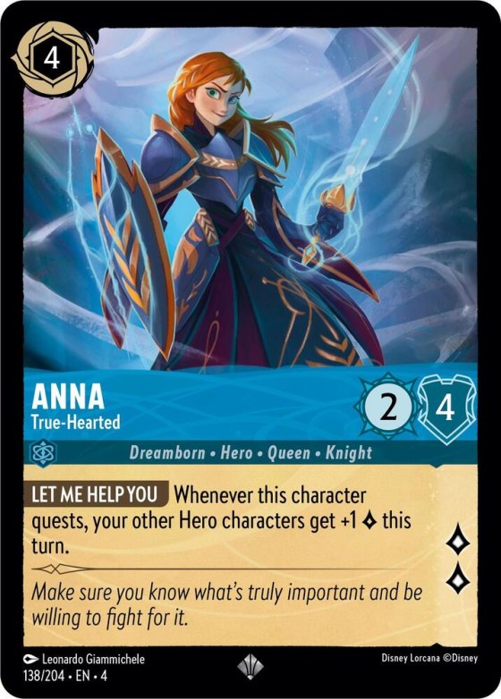 Anna - True-Hearted - Cold Foil