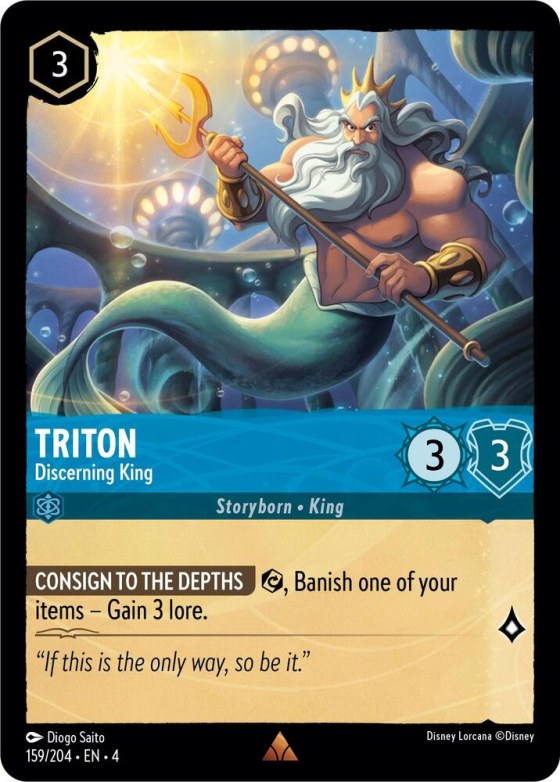 Triton - Discerning King - Cold Foil