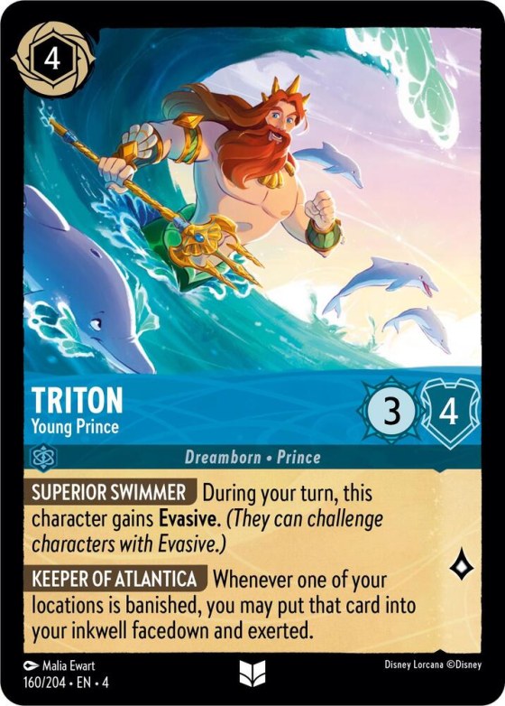 Triton - Young Prince - Cold Foil