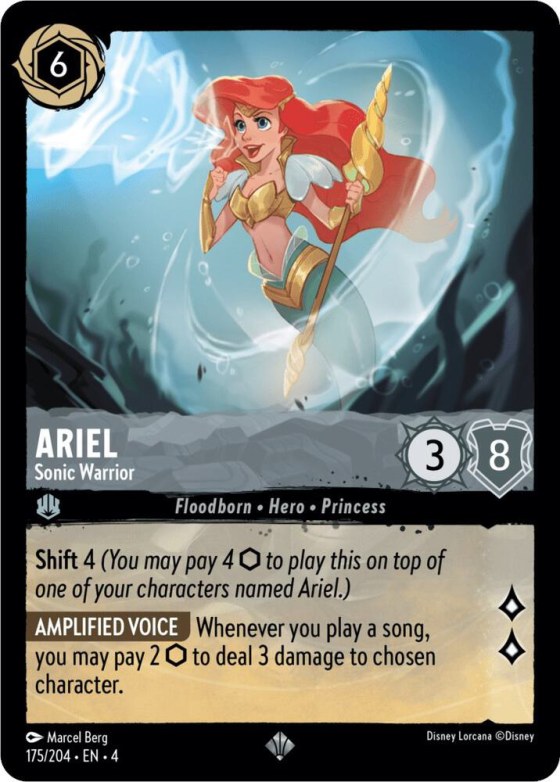 Ariel - Sonic Warrior - Cold Foil
