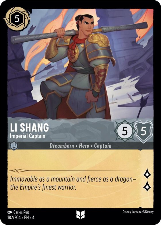 Li Shang - Imperial Captain - Cold Foil