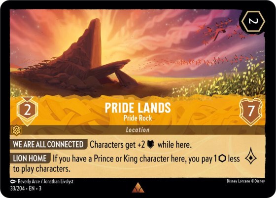 Pride Lands - Pride Rock - Cold Foil